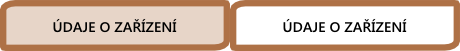 Údaje o zařízení